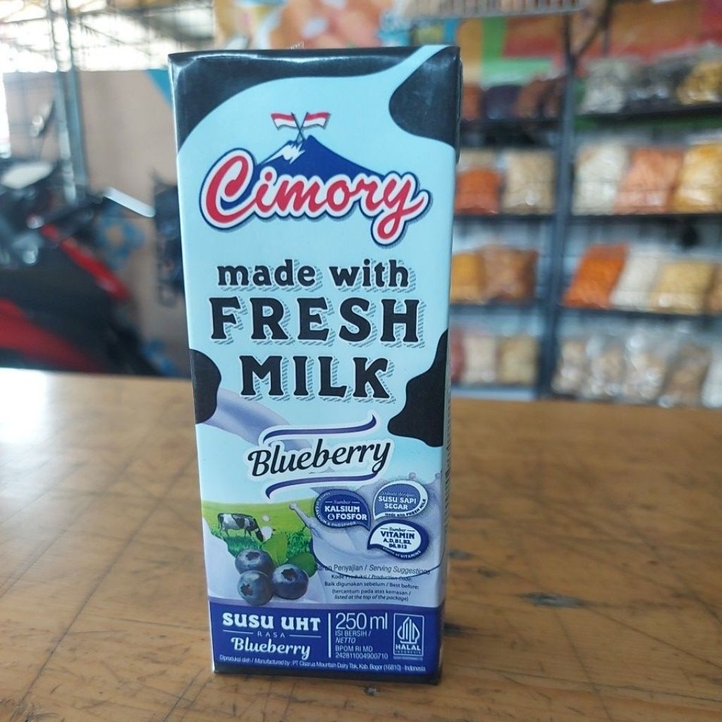 CIMORY SUSU UHT 250ML RASA BLUEBERRY