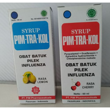 Pimtrakol sirup 60ml | Pimtrakol | Pim-Tra-Kol | Pimtrakol syrup | Pimtrakol Cherry | Pimtrakol Lemo