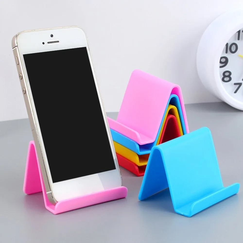 (Kim) Stand Hp Warna Warni Kecil Holder Smartphone Stand Holder HP Meja Lipat Mini