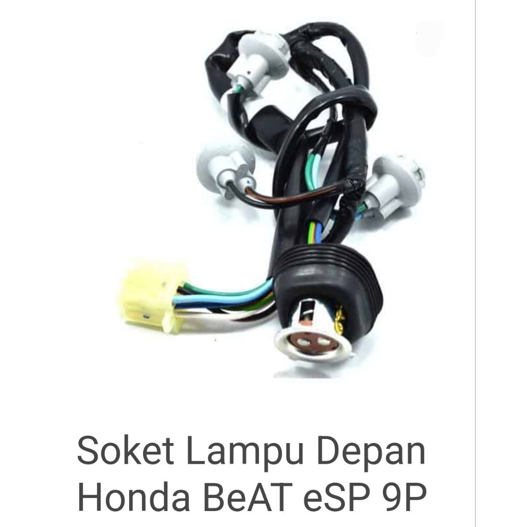 soket fiting lampu depan beat fi esp old original 33130k25601