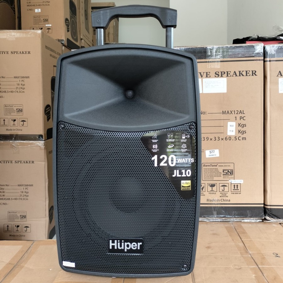 PORTABLE SPEAKER 10" HUPER JL 10