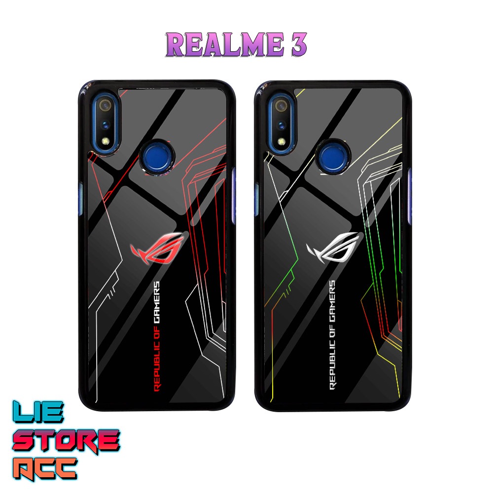 Case Realme 3 Case Hp Realme 3 Premium Glossy liestore_acc Casing [ ROG ] Casing Hp Realme 3 Aesthet