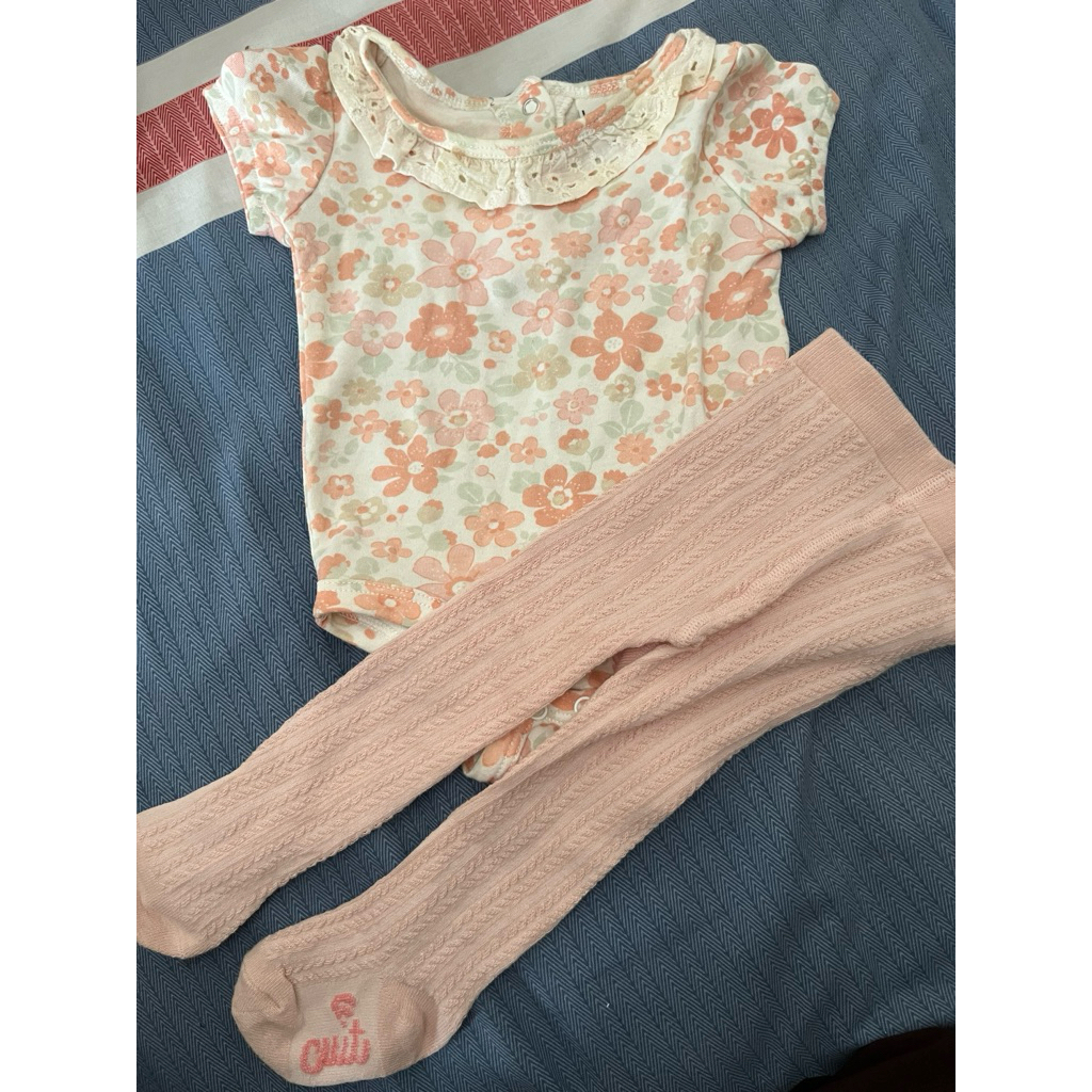 Preloved Setelan Babyi Girl Nicole hiller 3/6M dan Cuit 6/12M