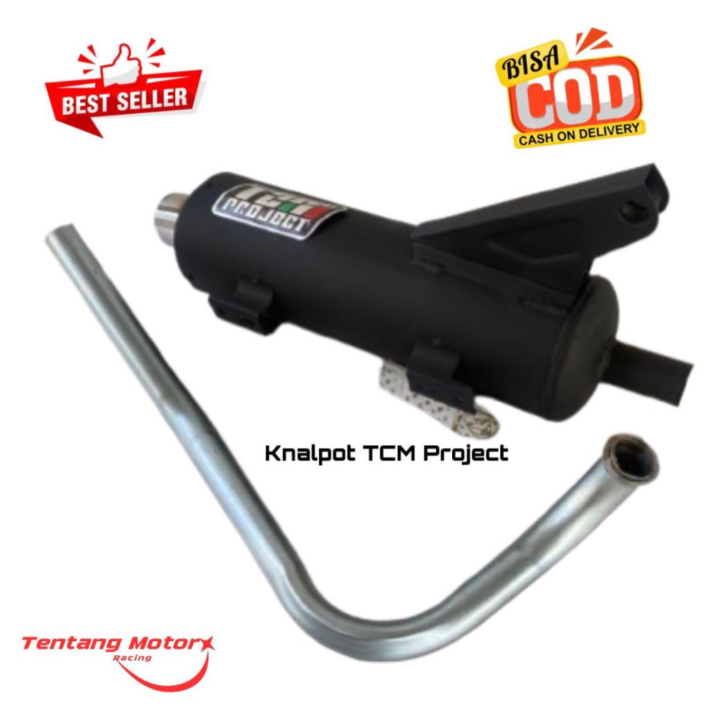 Knalpot TCM Ngebas Adem All Series Matic Vario 110, Vario 125, Vario 150, Beat Fi, Beat Karbu, Beat 