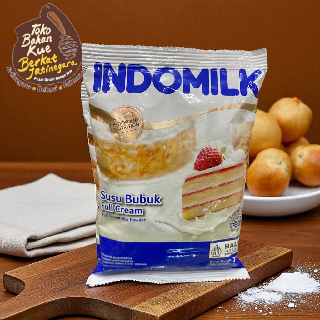 SUSU BUBUK INDOMILK FULL CREAM KEMASAN 250 GR / SUSU BUBUK