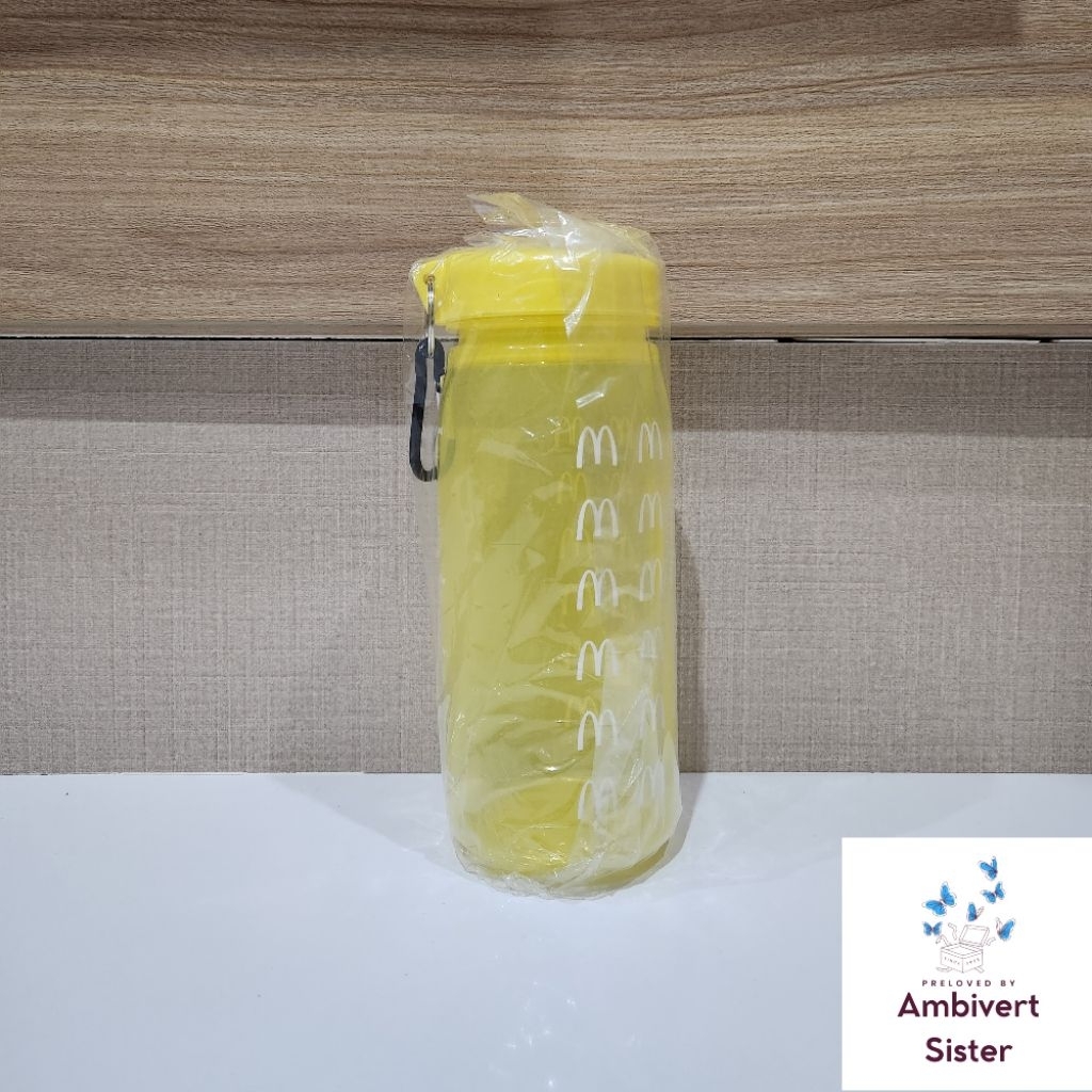 [ SEGEL ] Colourful Colorful Bottle Tumbler Botol Minum Plastik McDonald Warna Kuning Edisi Tahun 20