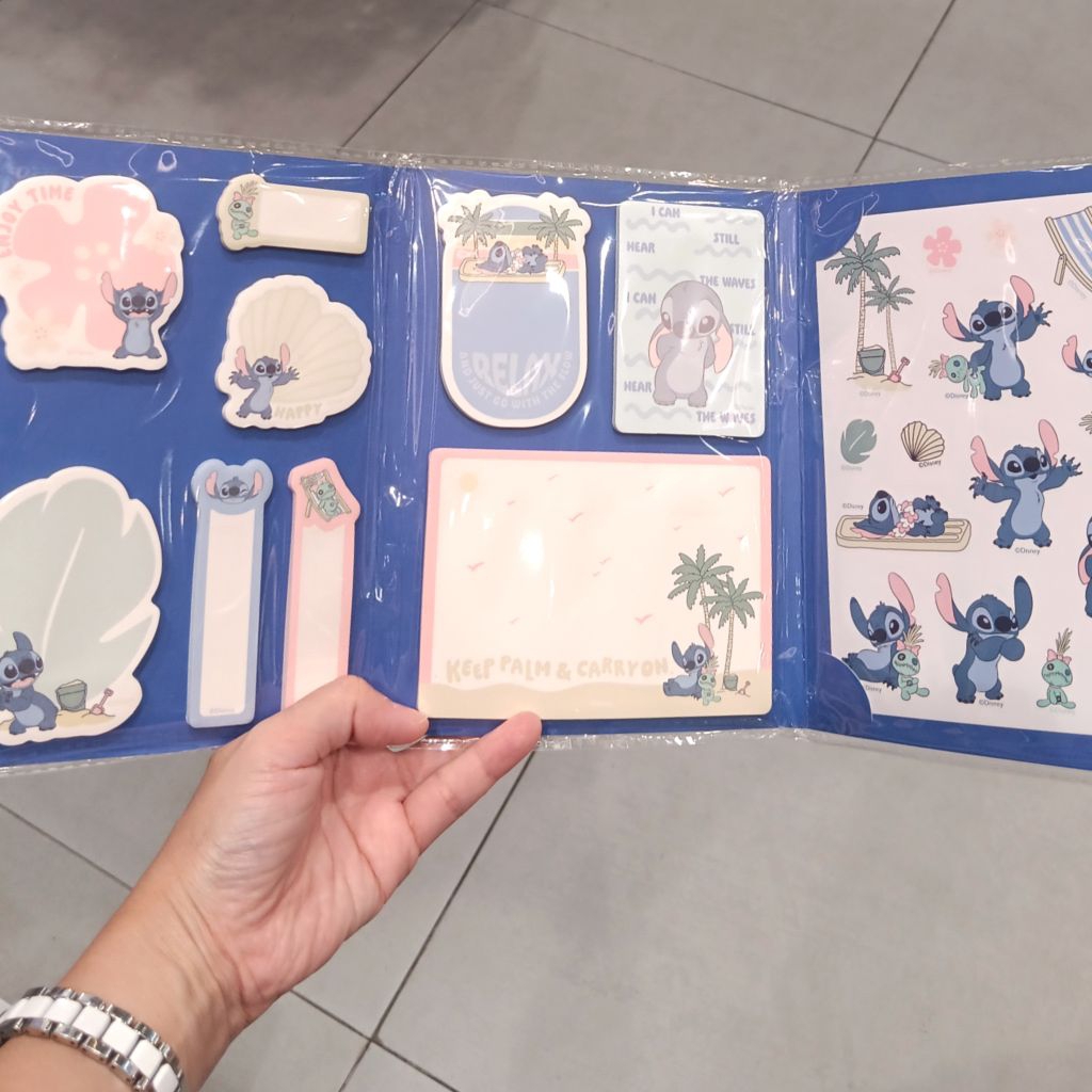 

STITCH STICKY NOTE DON'T WORRY BEACH HAPPY