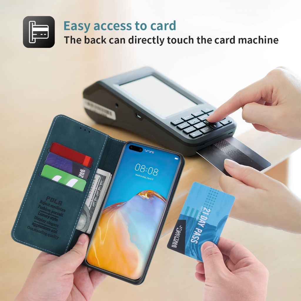 Realme realme GT realme gt 5g  Wallet Leather Case Cover Dompet POLA