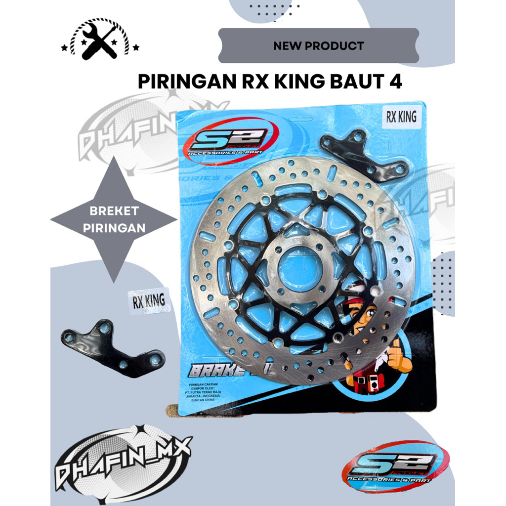 PIRINGAN CAKRAM DISK BRAKE RX KING S2 RACING MODEL BREMBO