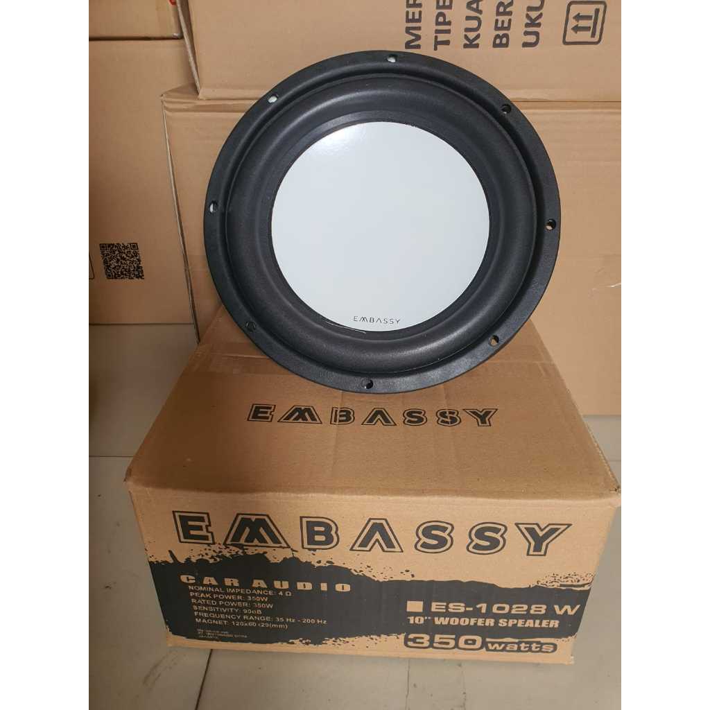 Subwoofer Embassy 1028 W Speaker 10 Inch Audio Mobil