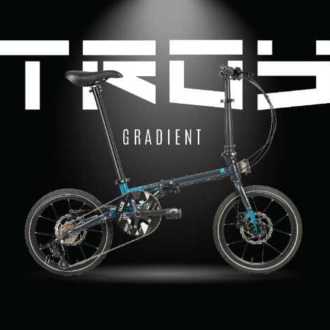 ELEMENT TROY Sepeda Lipat 16" GRADIENT 10 Speed - hydraulic Brake - Cromoly Frame