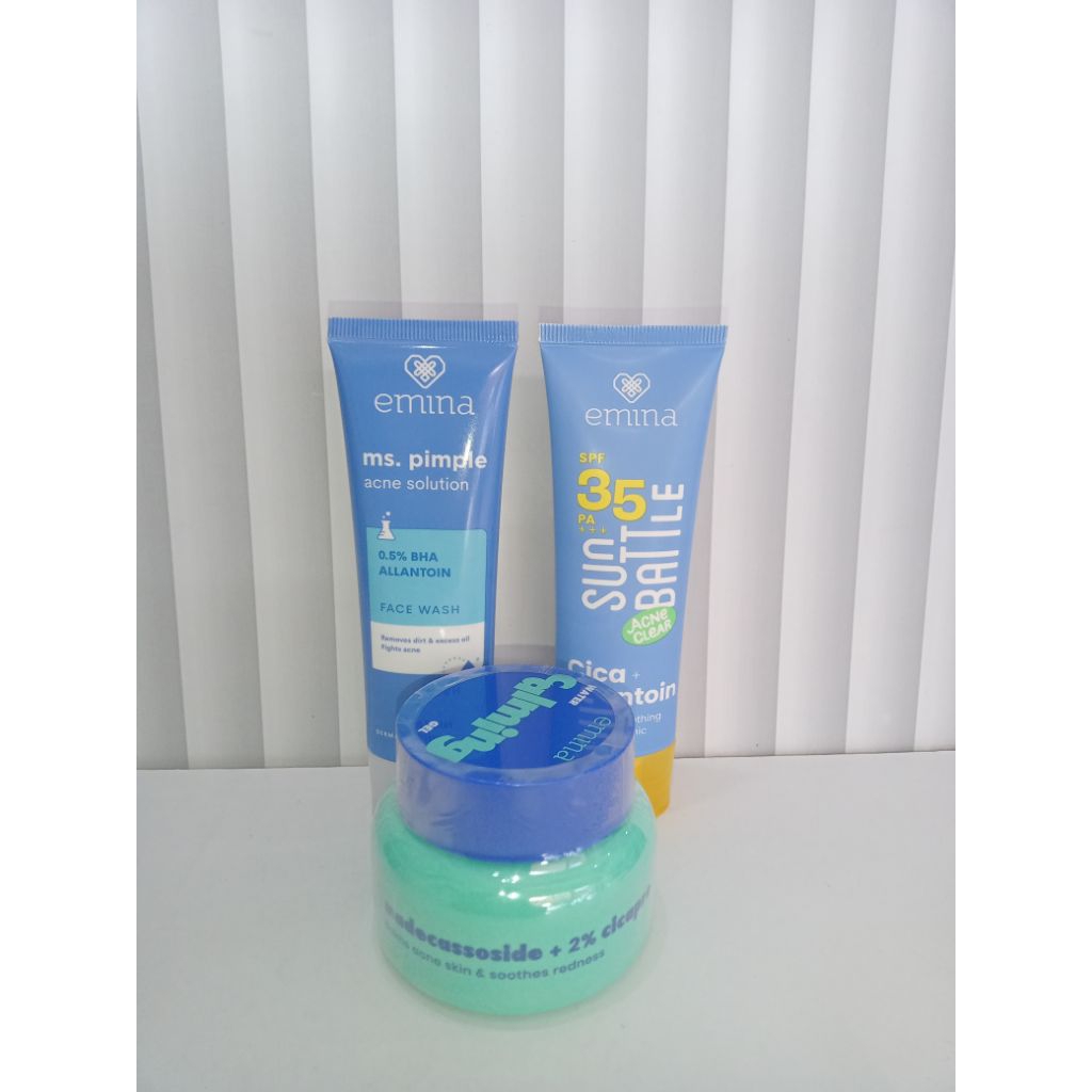 Emina Paket Untuk Kulit Berjerawat dan Bruntusan