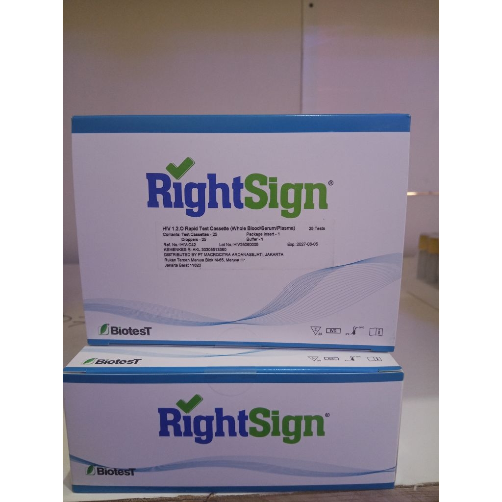 HIV cassette isi 25 test rightsign