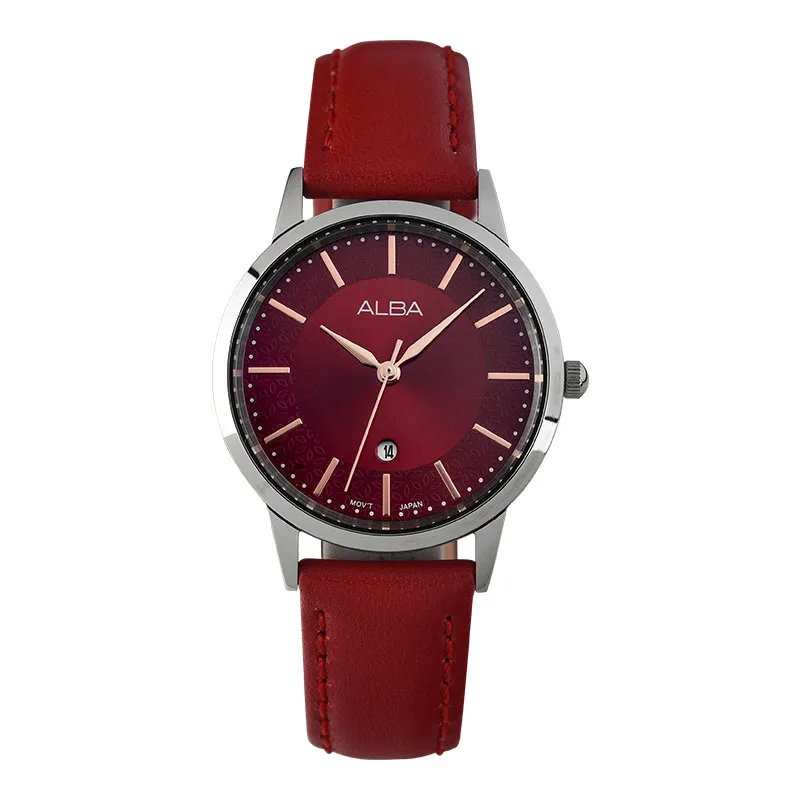 Jam Tangan Wanita Tali Kulit Alba AB AH7DJ5