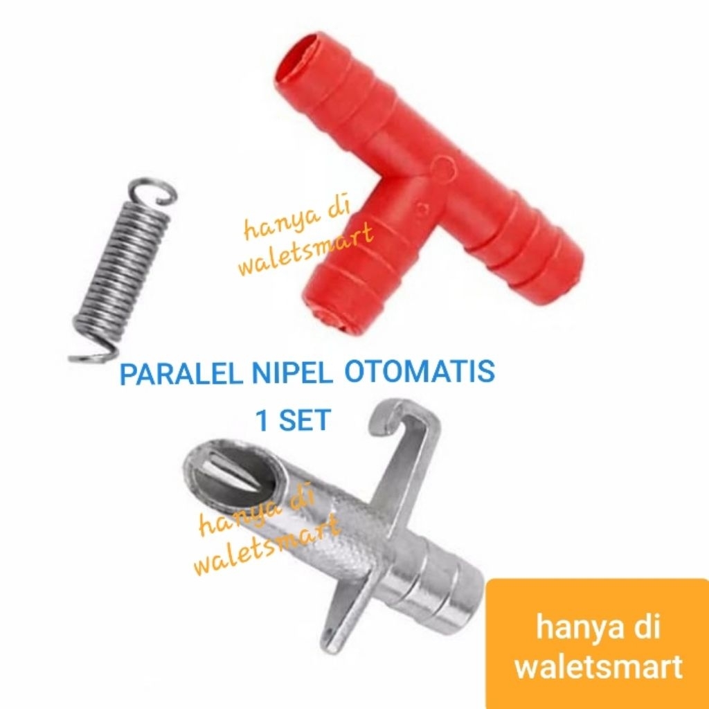 Paralel Nipel Otomatis 1 Set Dot Minum Kelinci