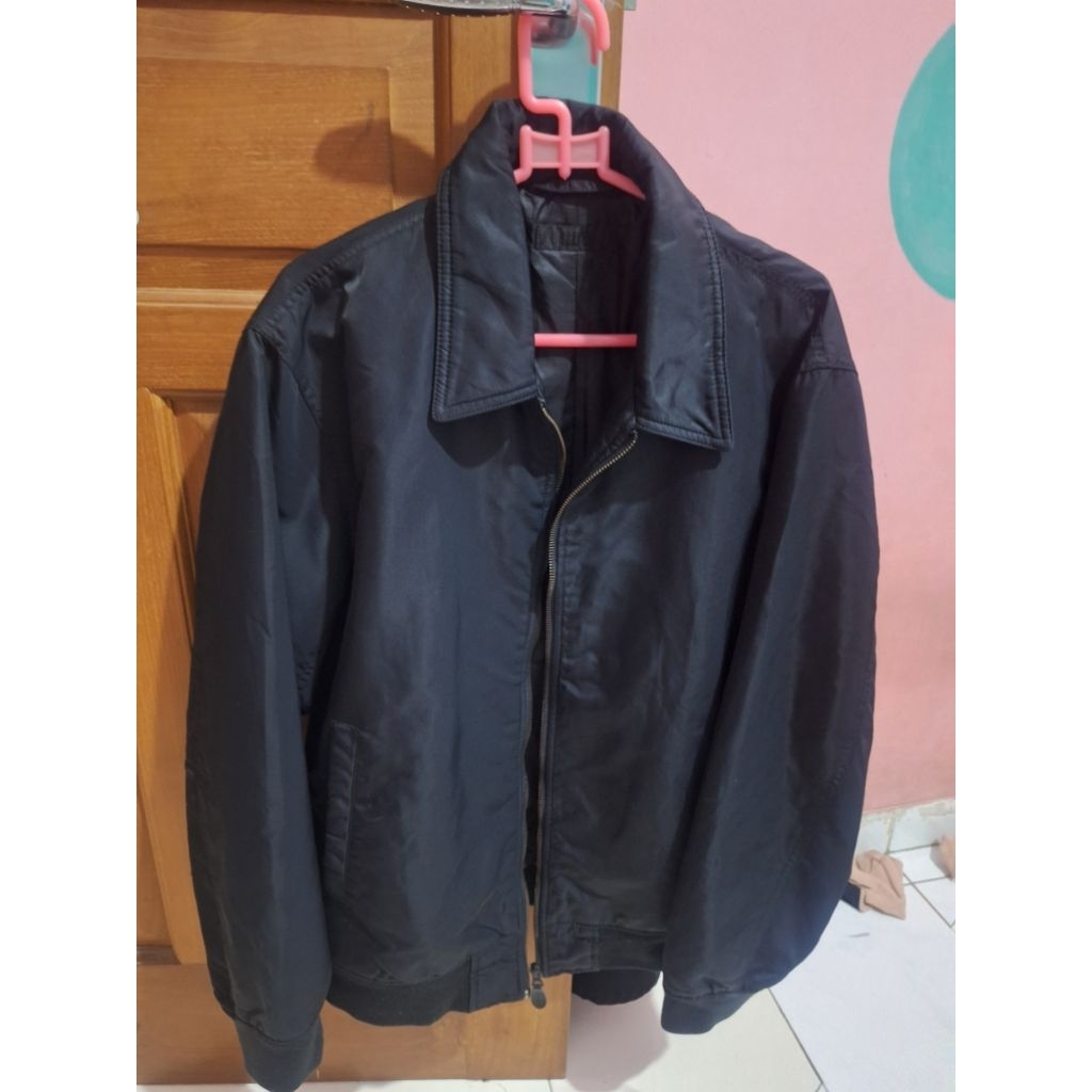 jaket uniqlo flight harrington