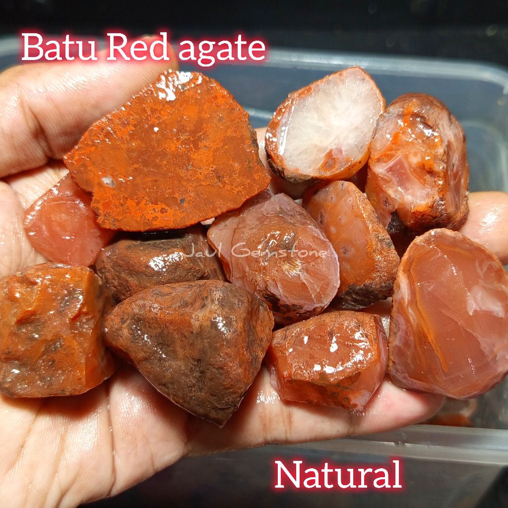 batu red agate/bongkahan batu red agate carnelian turky/batu red agate natural/batu akik
