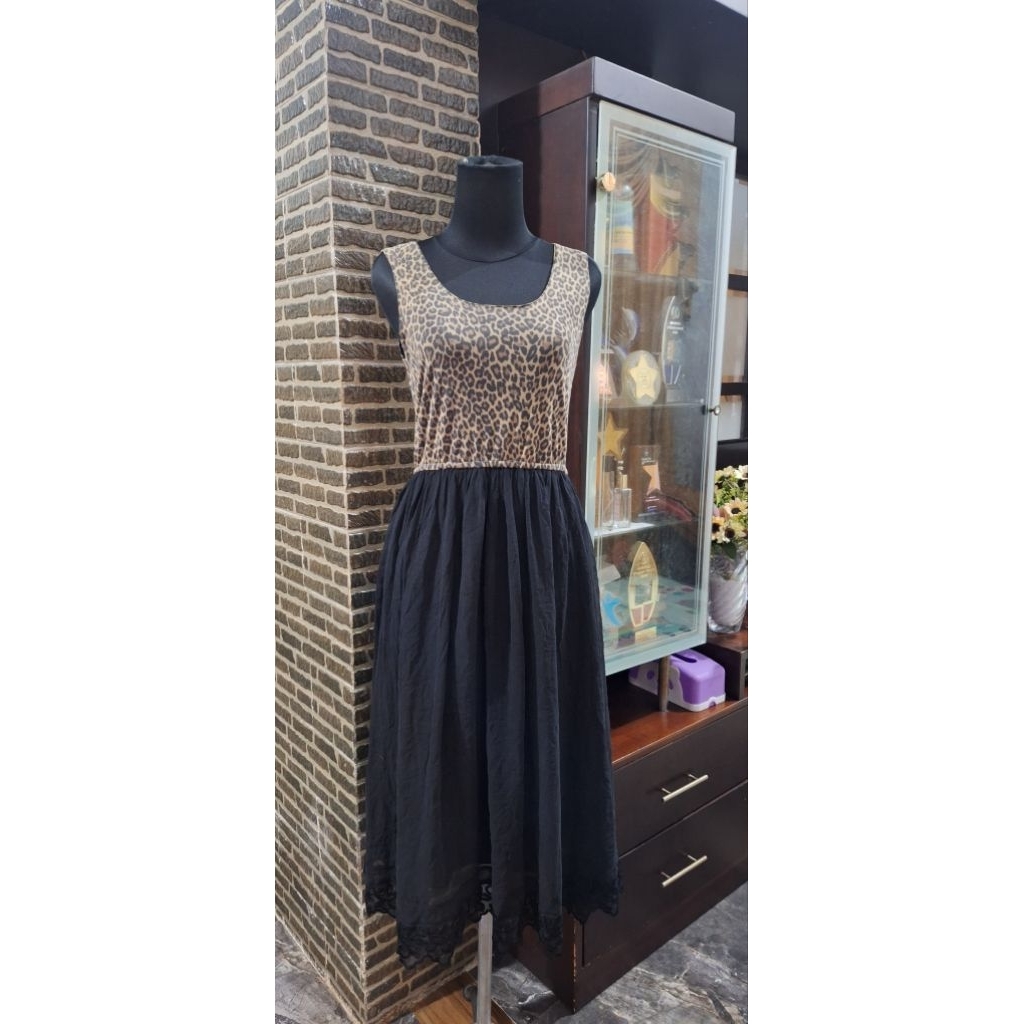 Dress overall / Dress motif leopard