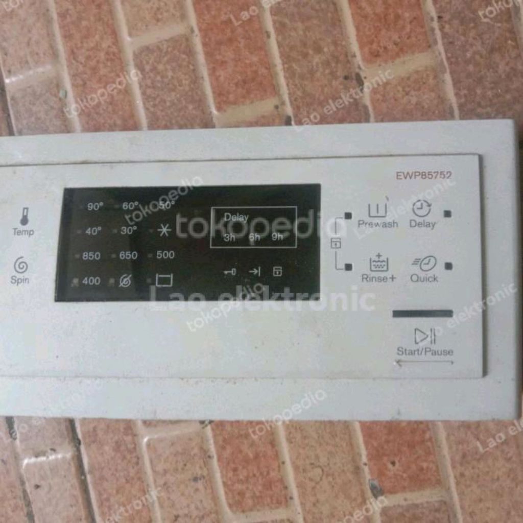 modul display mesin cuci electrolux ewp85752