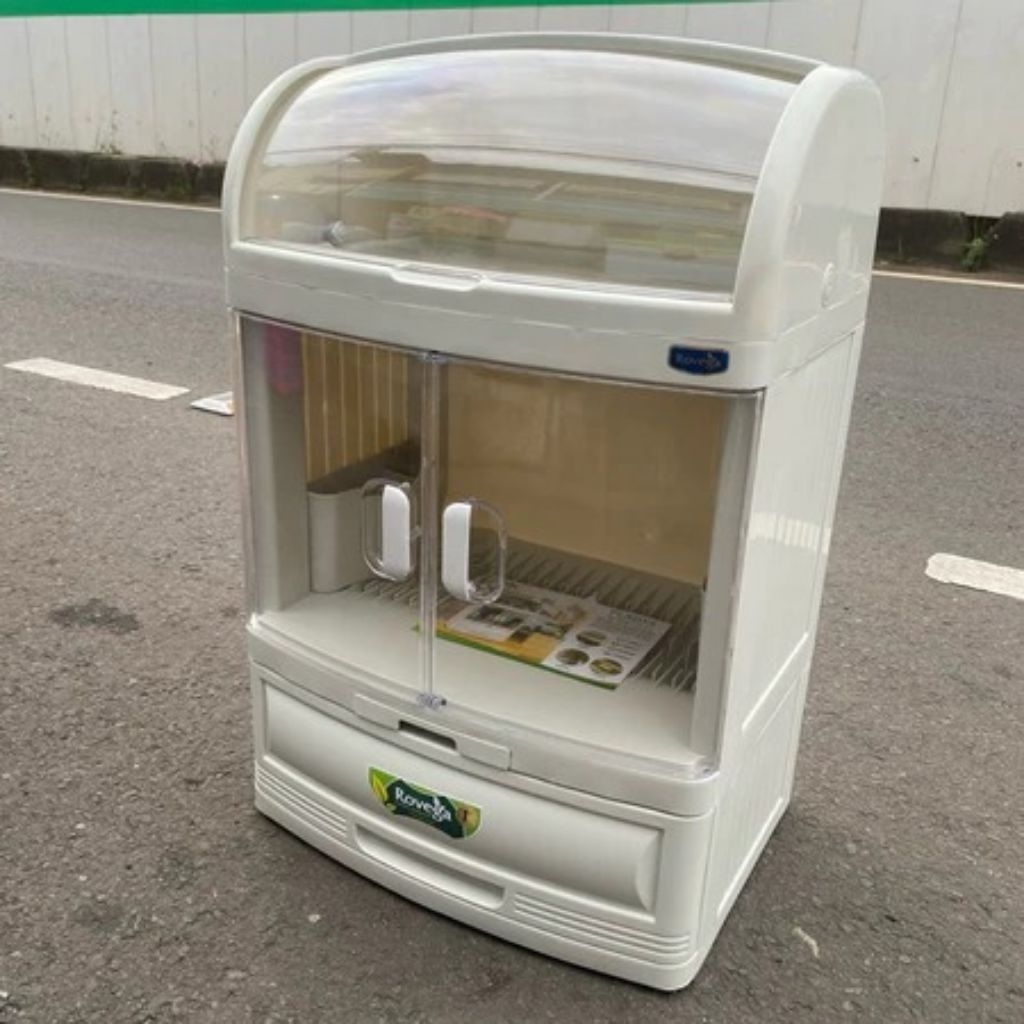 ROVEGA - Lemari Rak Piring Rovega Pladys Terbaru / Rak Piring / Rak Piring Dapur