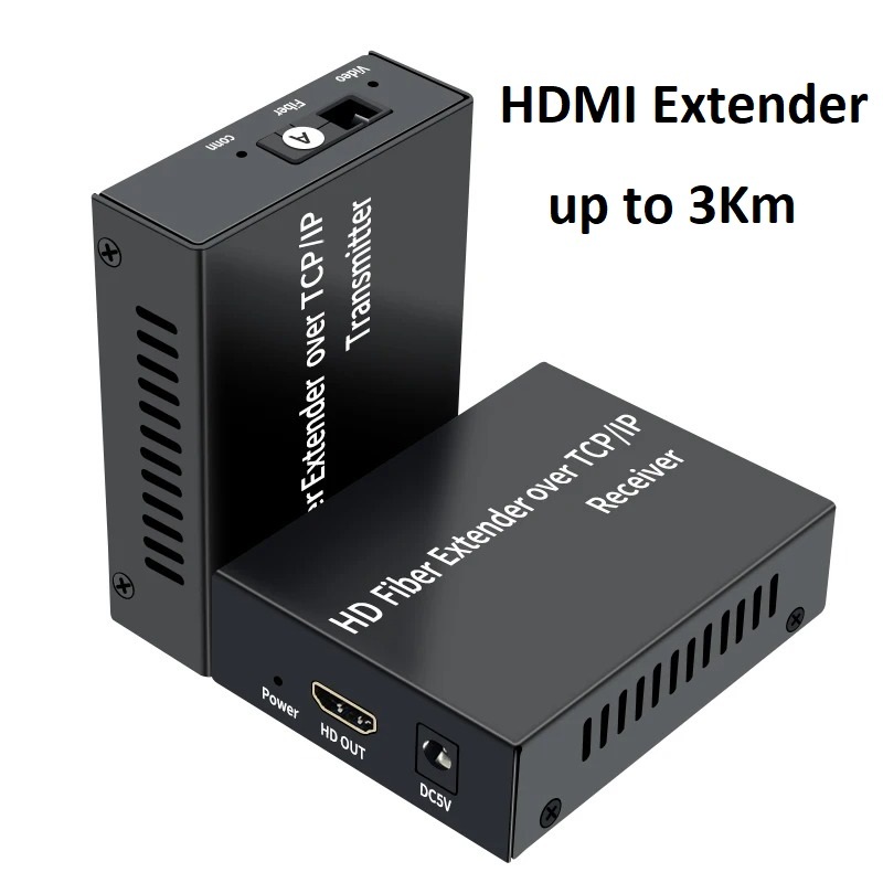 HDMI Extender 3Km Fiber Optic Single Mode Display Extender Full HD