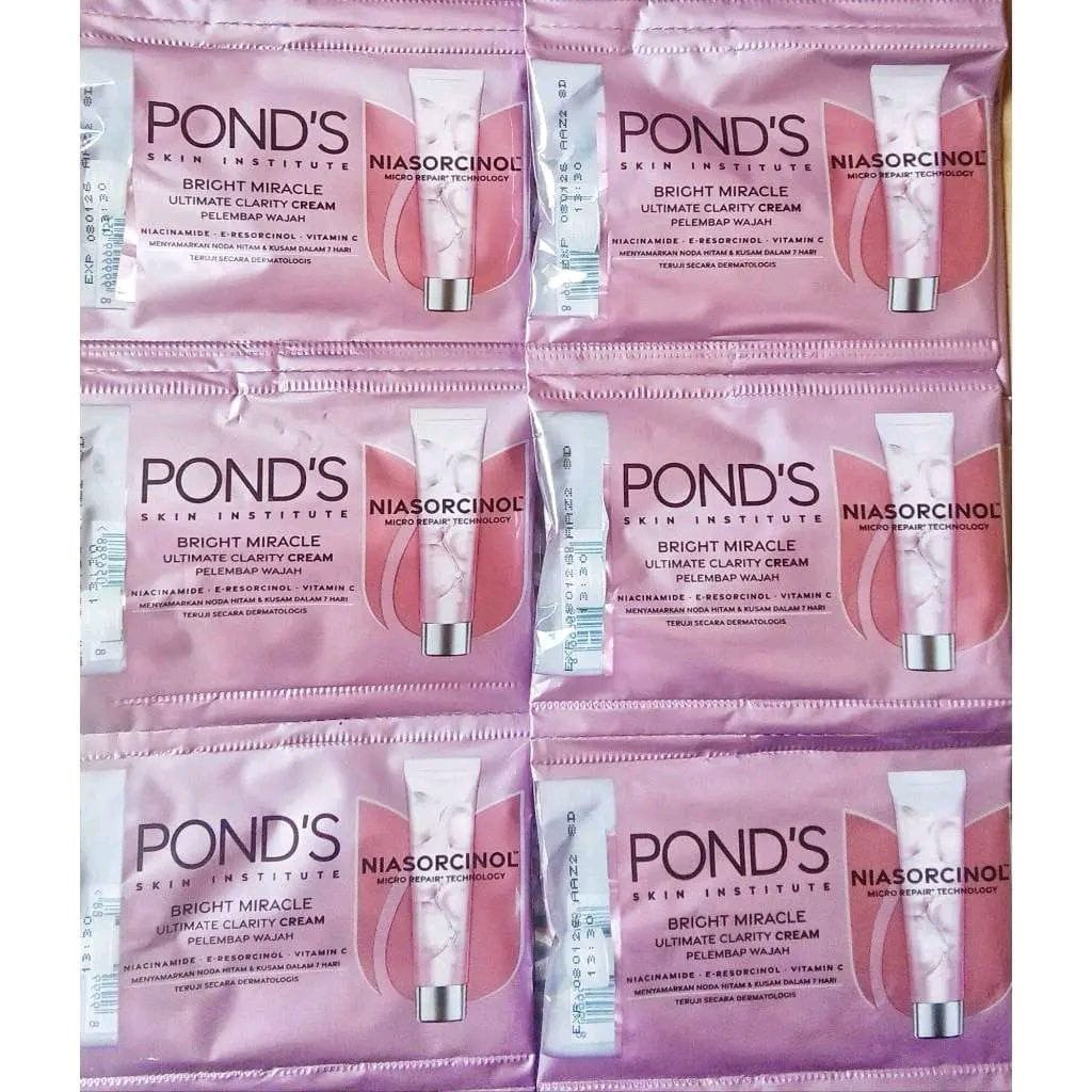[12 SACHET] PONDS BRIGHT MIRACLE ULTIMATE CREAM