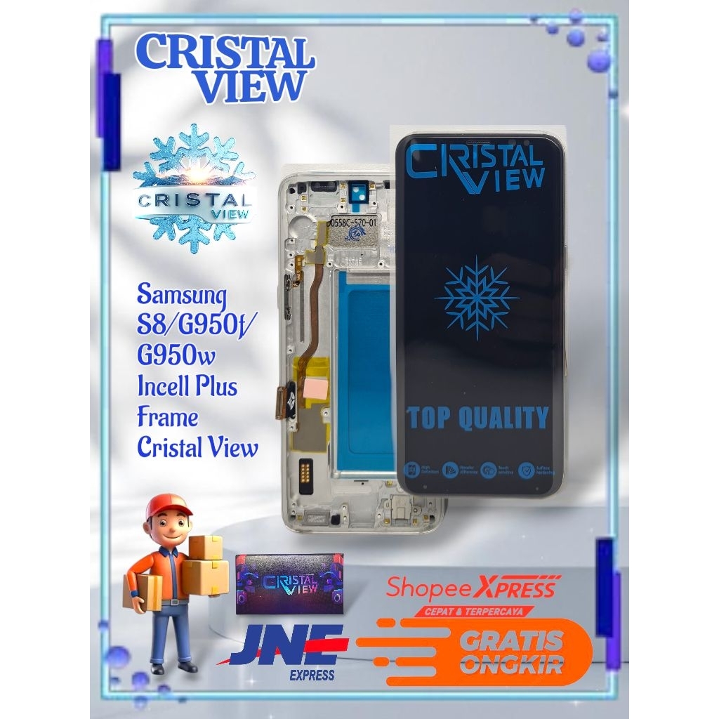 LCD TOUCHSCREEN SAMSUNG S8 G950FD/G950W/G950S/G950K/G950L/G9500/G950A/G950P/G950T/G950U/G950V/G950F/