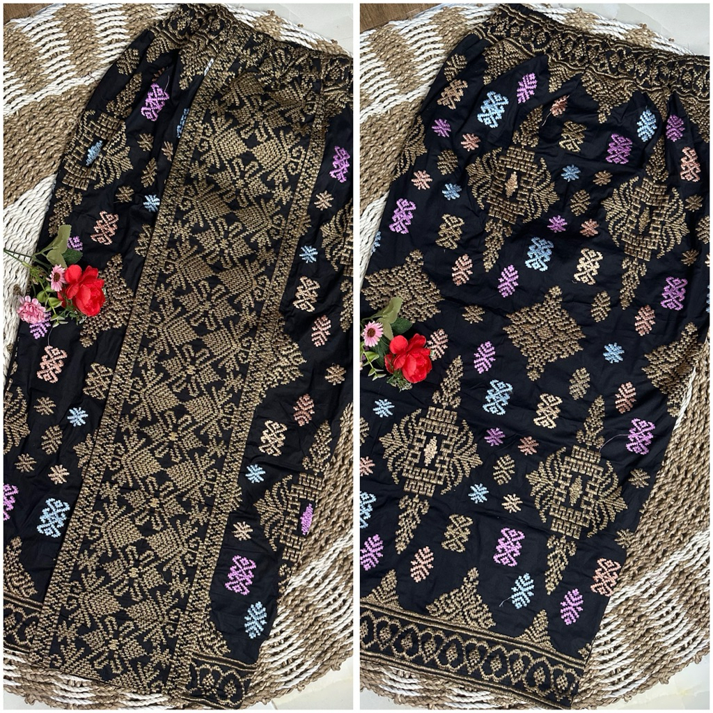 [JUMBO] Kamen Jadi Bordir Jumbo Wanita Premium # 3 / Kamen Jadi Full Bordir