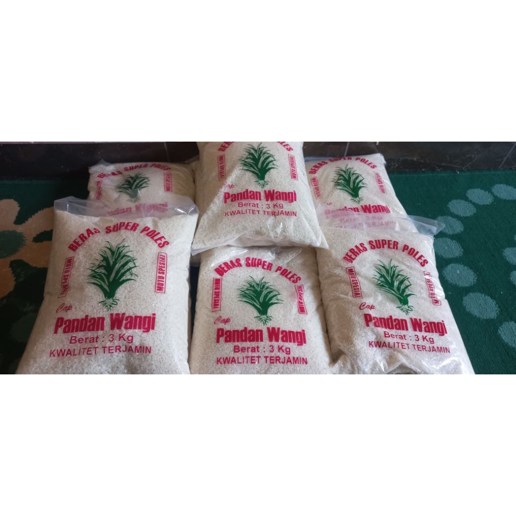 beras cap pandan wangi 3kg