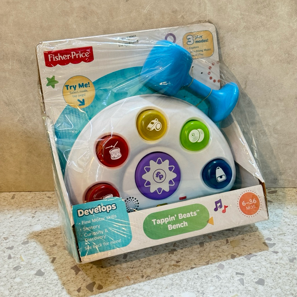 Fisher Price Tappin Beats Bench - Mainan Anak