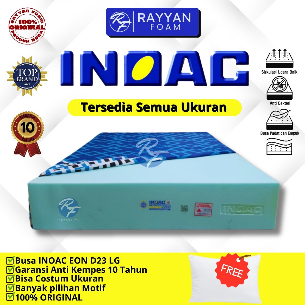 Kasur Busa INOAC EON LG Density 23 Original Garansi 10 Tahun Tebel 5,10,15,20,25,30 Anti kempes