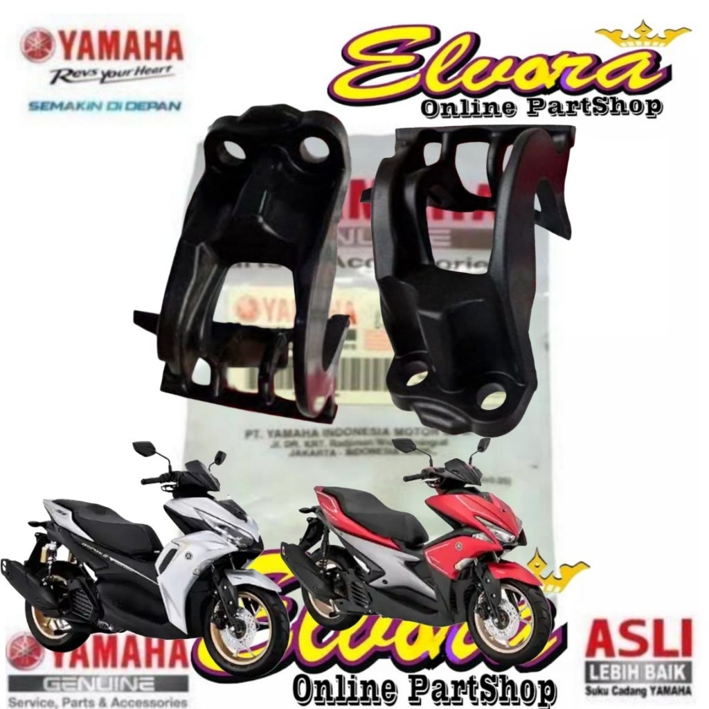 Assist grip behel kanan kiri yamaha Aerox 155 Old Aerox Connected Original B65-F474W-00 B65-F474A-00