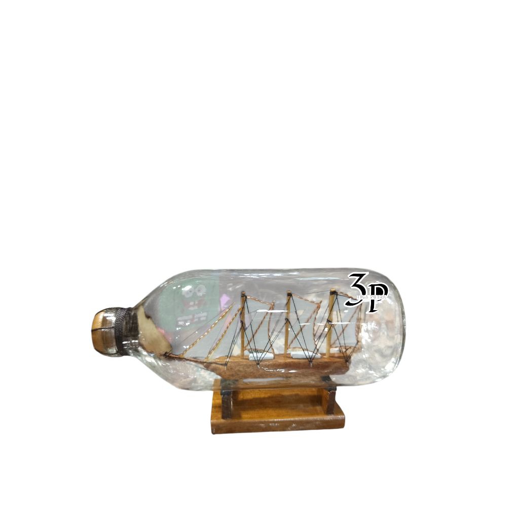 TERMURAH|||COD|||Kerajinan tangan kapal dalam botol oleh oleh khas jogja