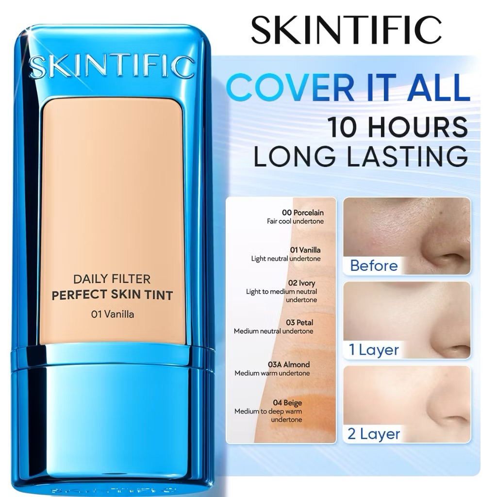 SKINTIFIC DAILY FILTER PERFECT SKIN TINT / Skintific Skintint / SKINTIFIC DAILY FILTER PERFECT SKINT