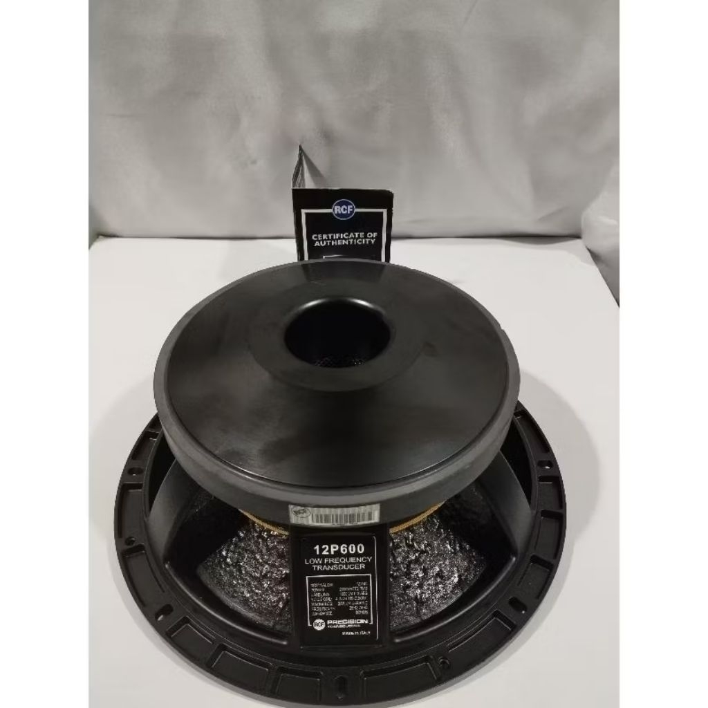 SPEAKER KOMPONEN RCF 12 INCH RCF 12P600 ORIGINAL KULIT JERUK GRADE A 2000Watt VOICE COIL 4 INCH