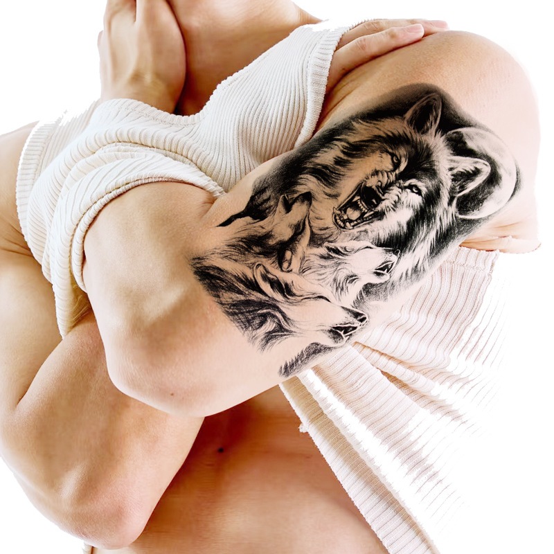 Tattoo Temporary 15x21cm / Sticker Tatto Temporary / Tato Lengan Kaki Dada/Tato Anti Air