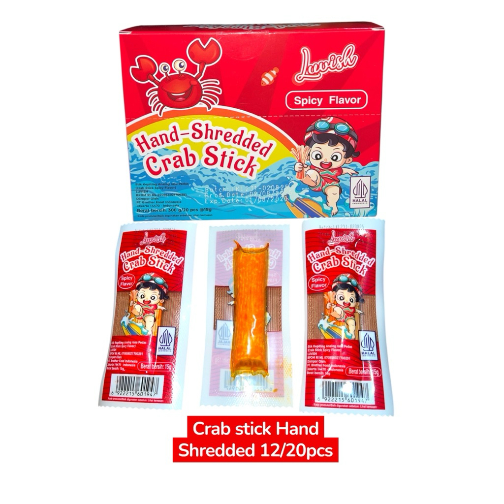 Perko_Lumintu Latio Crab Stick Halal Isi 20Pcs