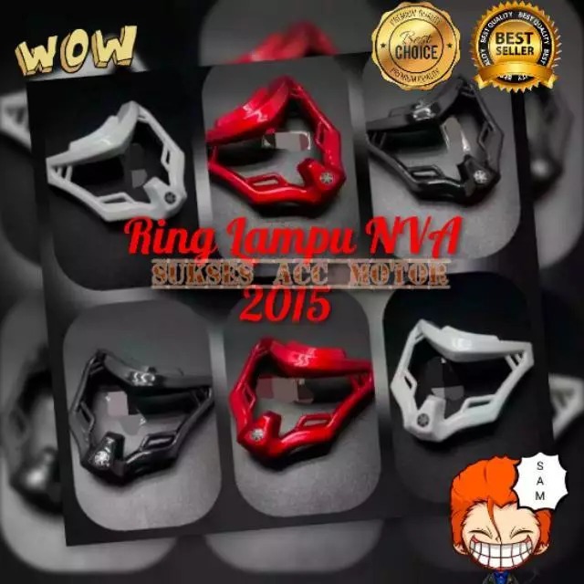 Cover Lampu Vixion 2015 & 2016 / List Lampu Depan Vixion NVA / Cover Lampu Depan Vixion 2015 / Ring 