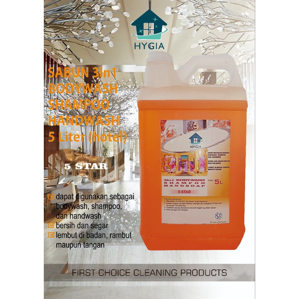 Hygia 3in1 soap sabun hotel /sabun hotel / shampoo hotel