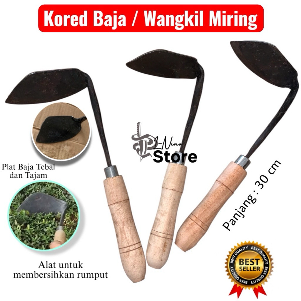 Kored Baja / Wangkil Miring / Gathul / Alat Pembersih Rumput