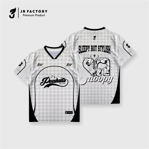 JR FACTORY Baju Jersey Dewasa Unisex Streetwear Oversize Number Dryfit Brazil Retro Vintage Hockey B