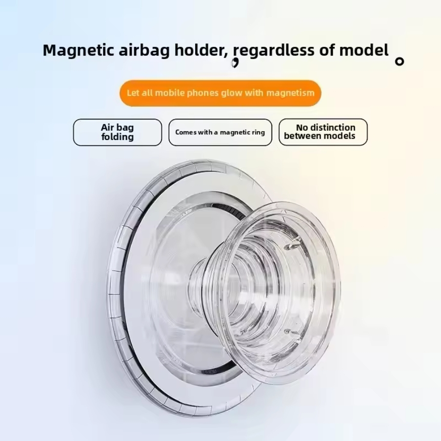 Colmer Magnetic Magsafe Griptok Transparan Clear Foldable Phone Holder Universal Magnet Pop socket