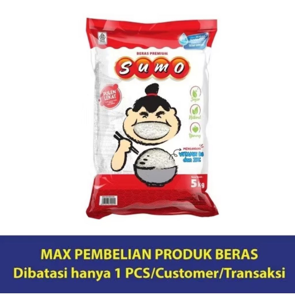 beras sumo merah 5kg/beras jepang