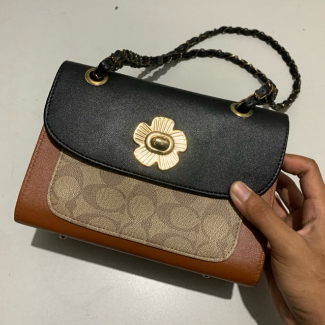 Tas Selempang shoulder Sling luxury Bag Wanita Coach Parker Premium Second Preloved
