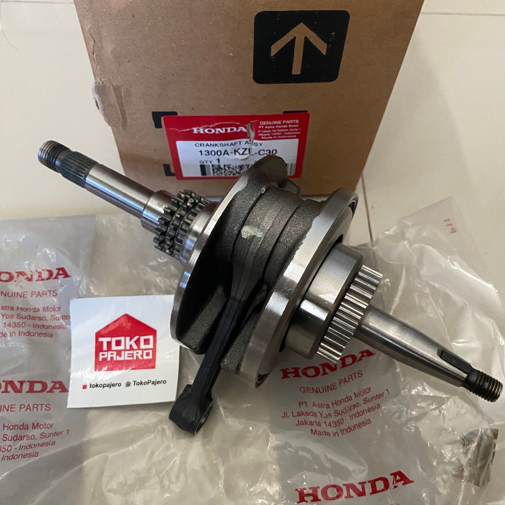 Kruk As Crankshaft Assy Beat Fi Stater Kasar Spacy Fi Vario 110 Esp Original AHM 1300A-KZL-C30