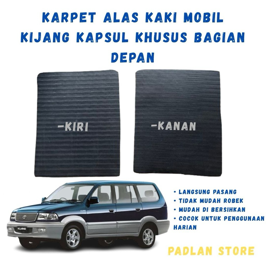 Karpet Mobil Khusus Kijang Kapsul Karpet Bagian Depan Kijang Kapsul