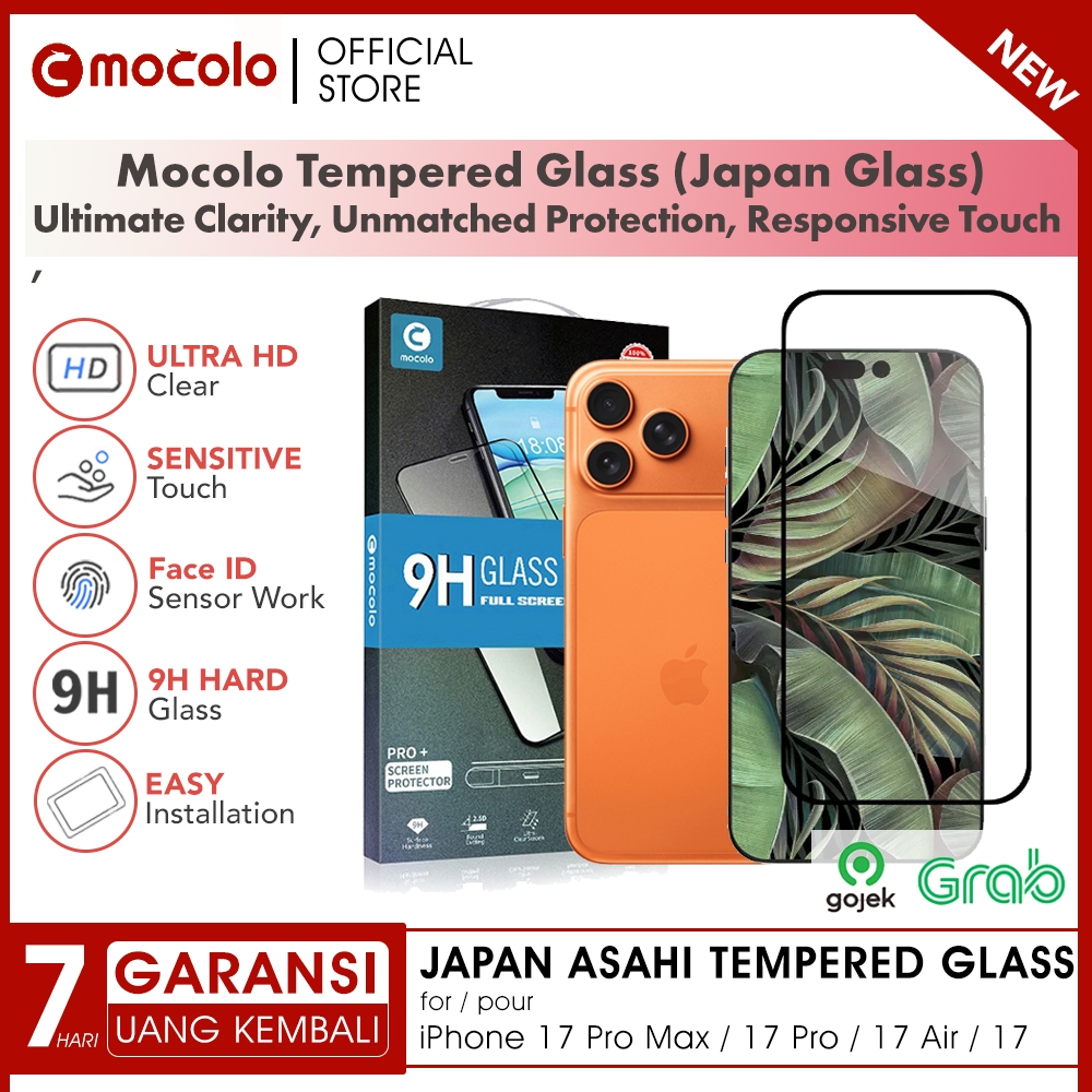 [ANTI REFLECTIVE] Mocolo Tempered Glass iPhone 17 Pro Max / 17 Pro / 17 Air / 17 - TG Screen Protect