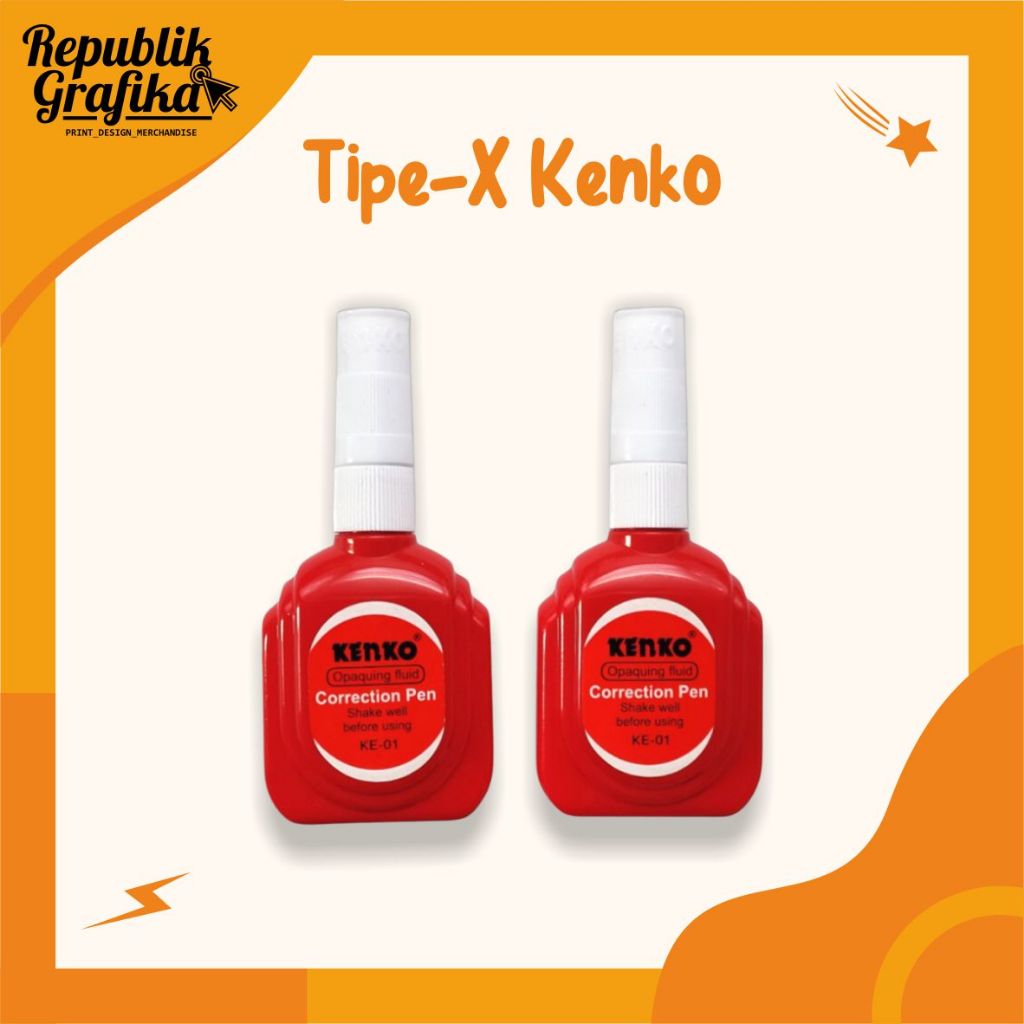 TIPE EX TIPE-X TIP-EX KENKO ASLI