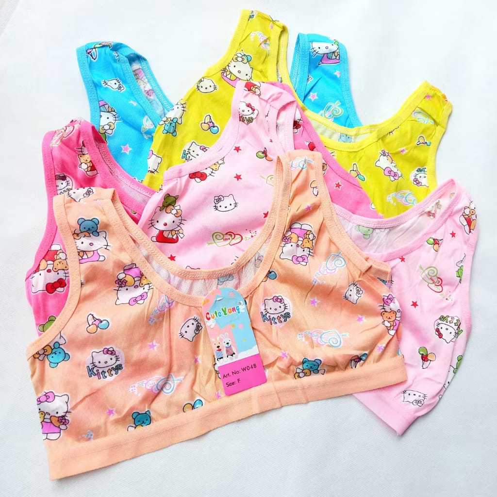 6 Pcs MINISET ANAK Perempuan SD SMP REMAJA ABG - Mini set bh bra kutang