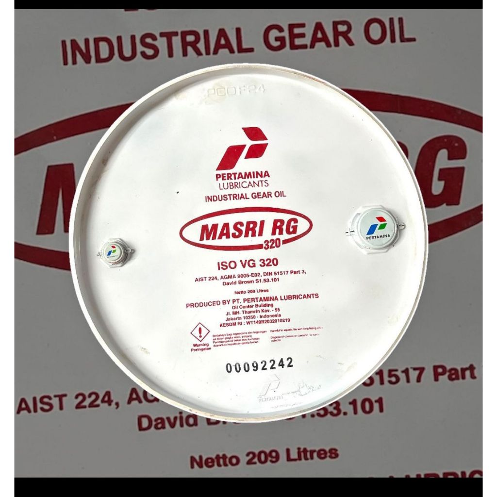 OLI PERTAMINA MASRI RG 320 ISO VG 320 / 209 LITER